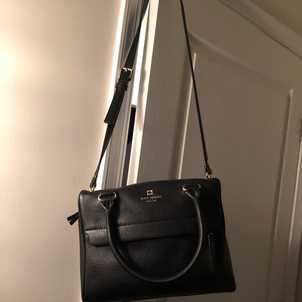 Kate Spade “Hadlen” Leather Crossbody Bag